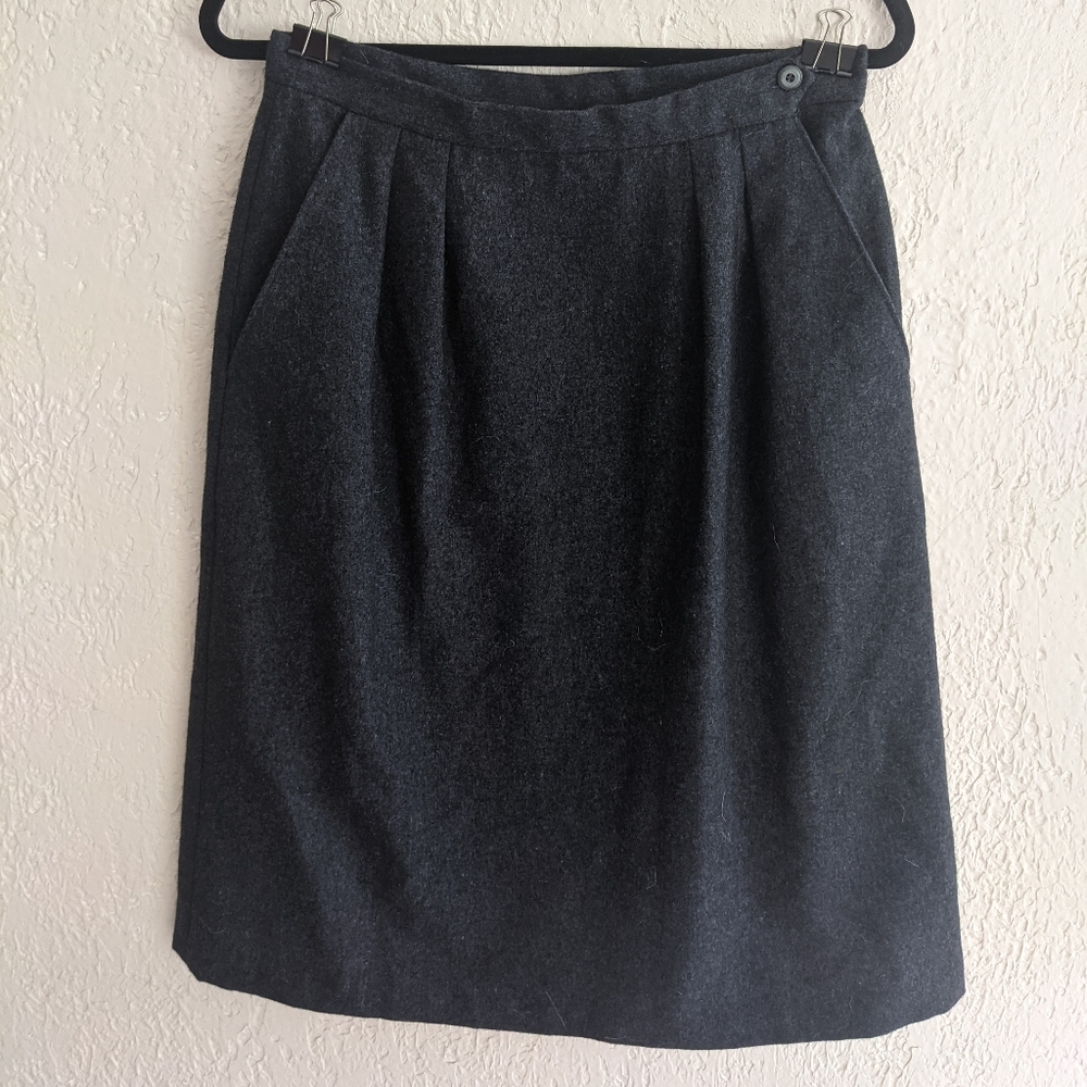 Pendleton Pleated Skirt 100% Wool